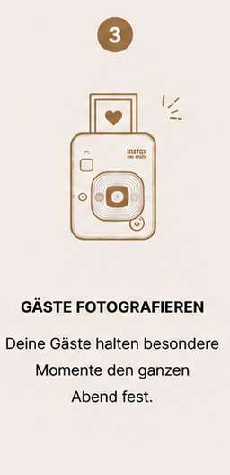 Fotos mit Instax Kamera machen