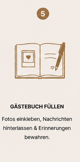 Gästebuch ausfüllen