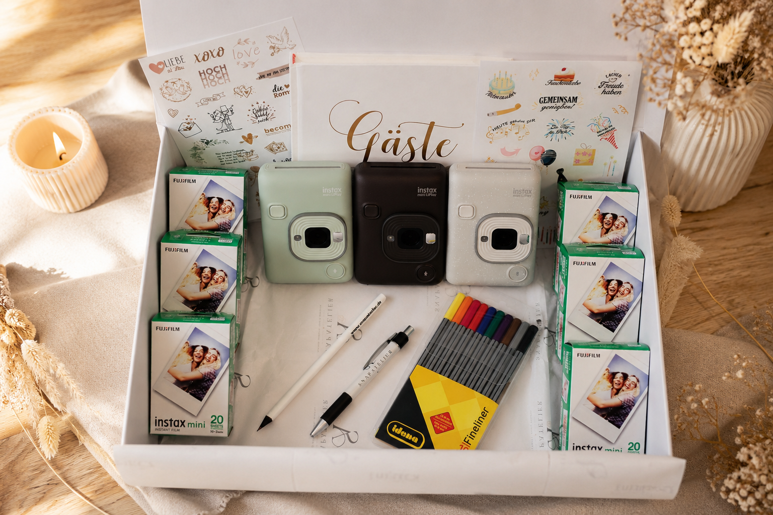 Instax Kamera im Set für Hochzeit und Event